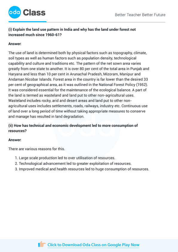 Ncert Solutions For Class 10 Geography Chapter 1 Ncert Solutions For Class 10 Geography Chapter 1