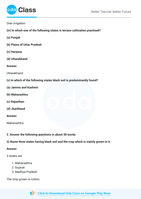 Ncert Solutions For Class 10 Geography Chapter 1 Ncert Solutions For Class 10 Geography Chapter 1