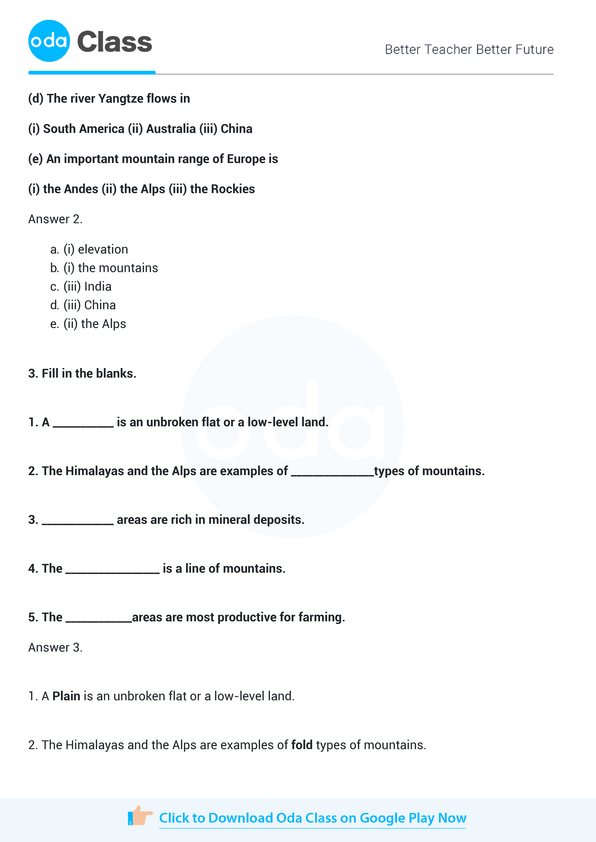 NCERT Solutions for Class 6 Geography Chapter 6