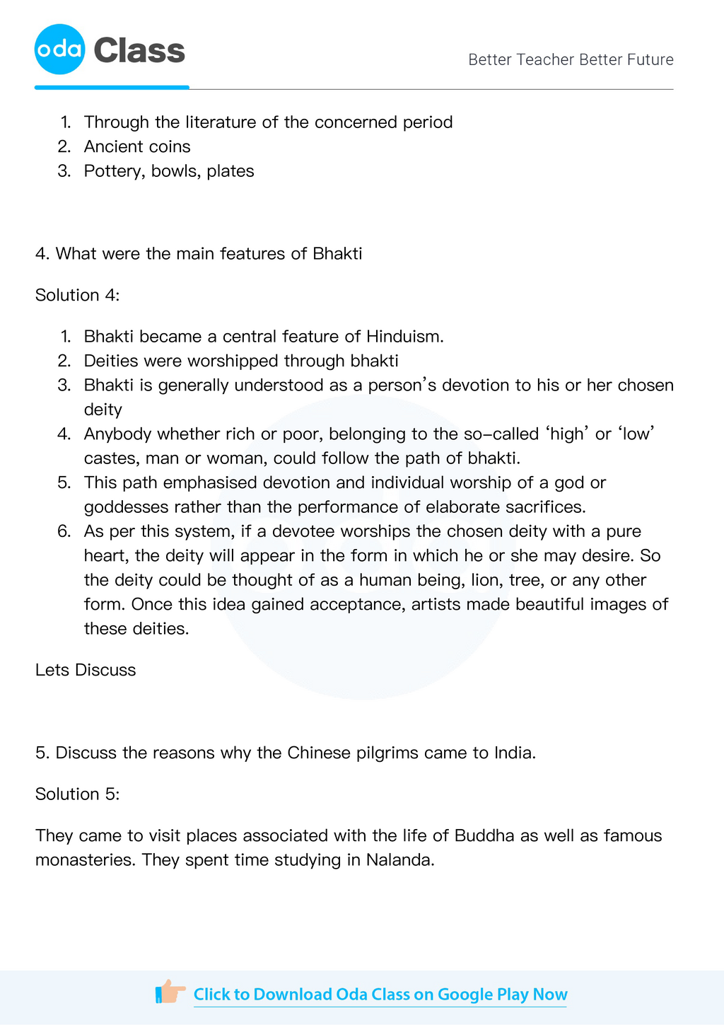 NCERT Solutions for Class 6 History Chapter 11