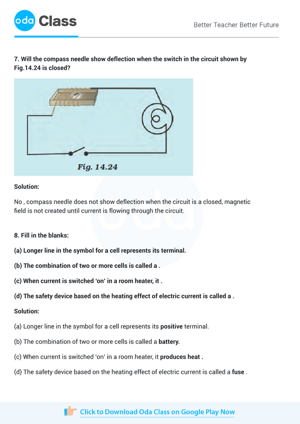 NCERT Solutions For Class 7 Science Chapter 14