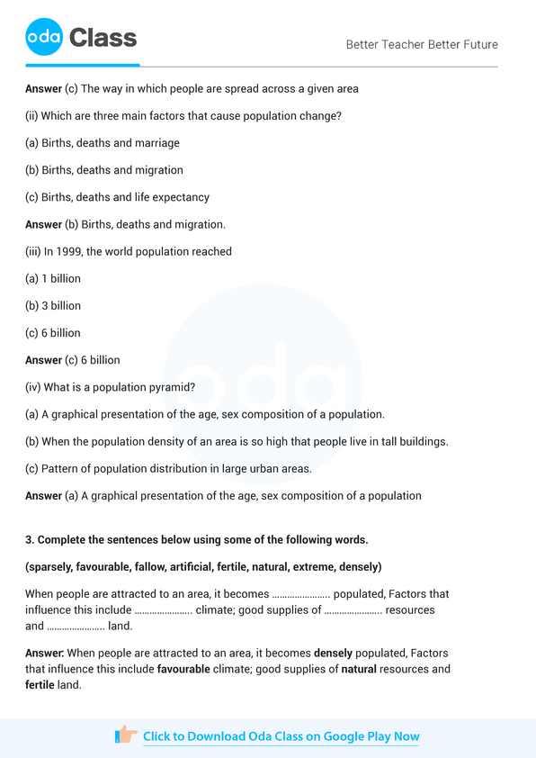 NCERT Solutions for Class 8 Geography Chapter 6