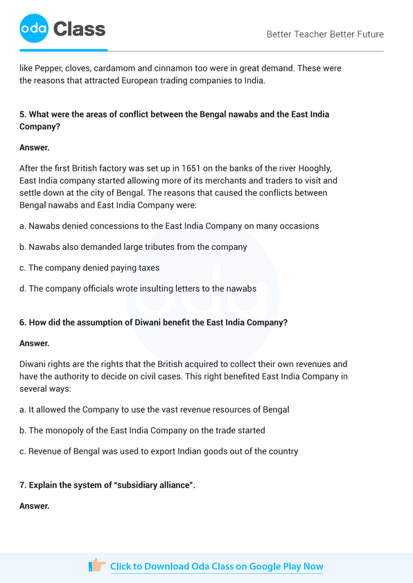 NCERT Solutions For Class 8 History Chapter 2